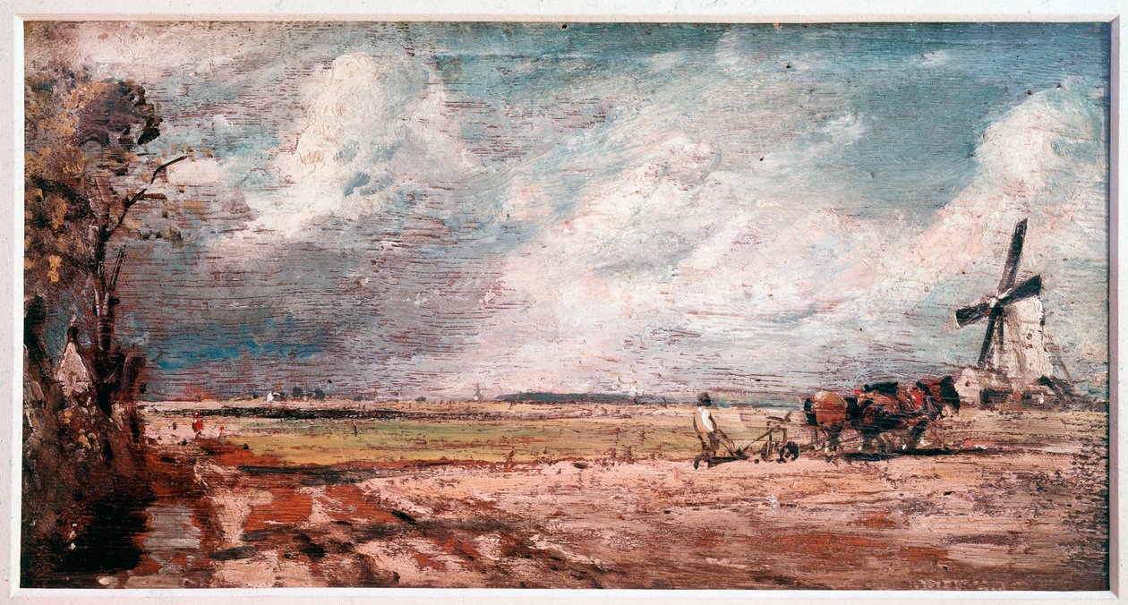 Lente in East Bergholt, Engeland door John Constable
