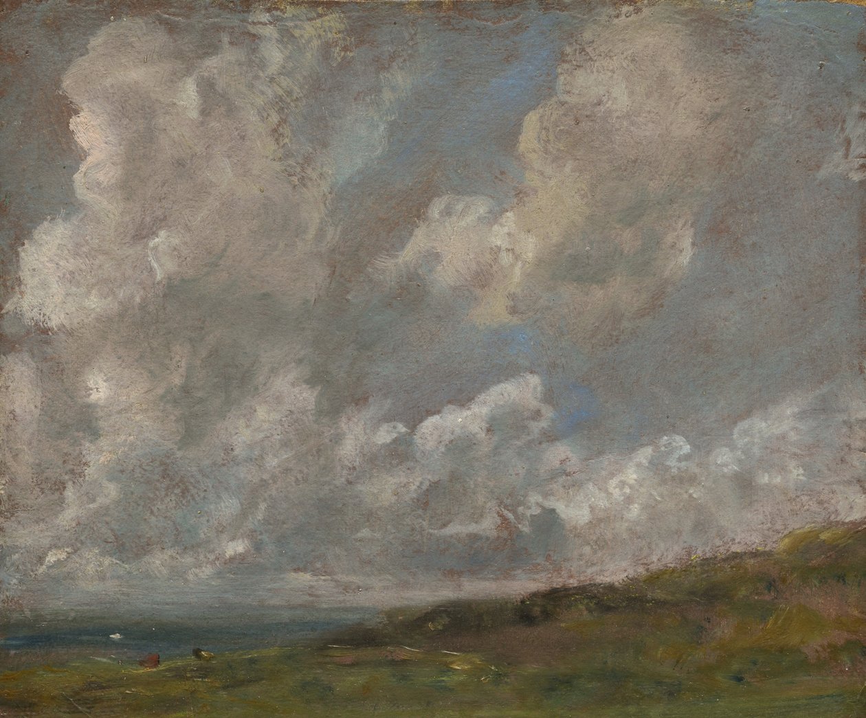 Studie van Wolken boven een Landschap, c.1821-22 door John Constable