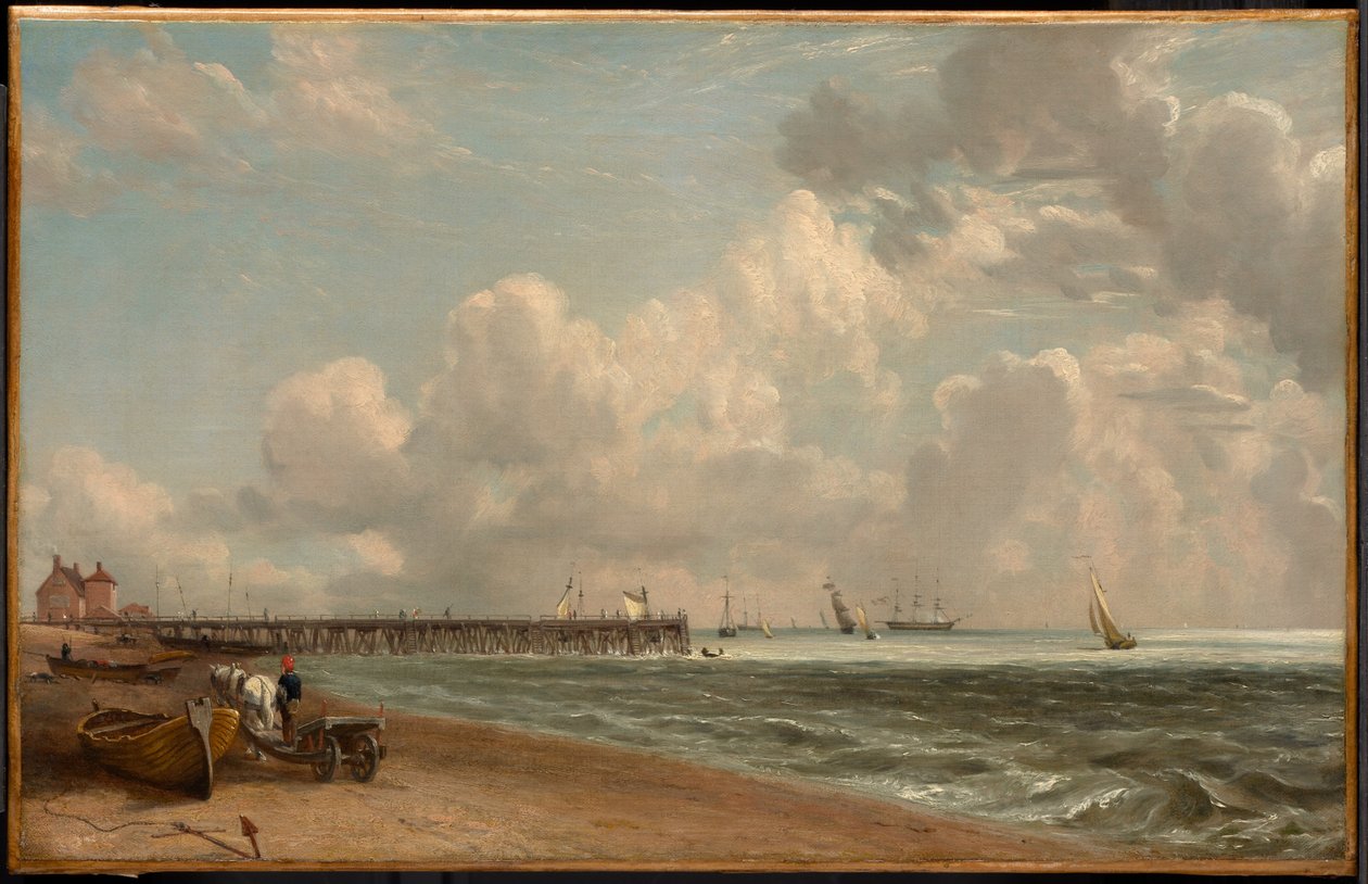 De pier van Yarmouth door John Constable