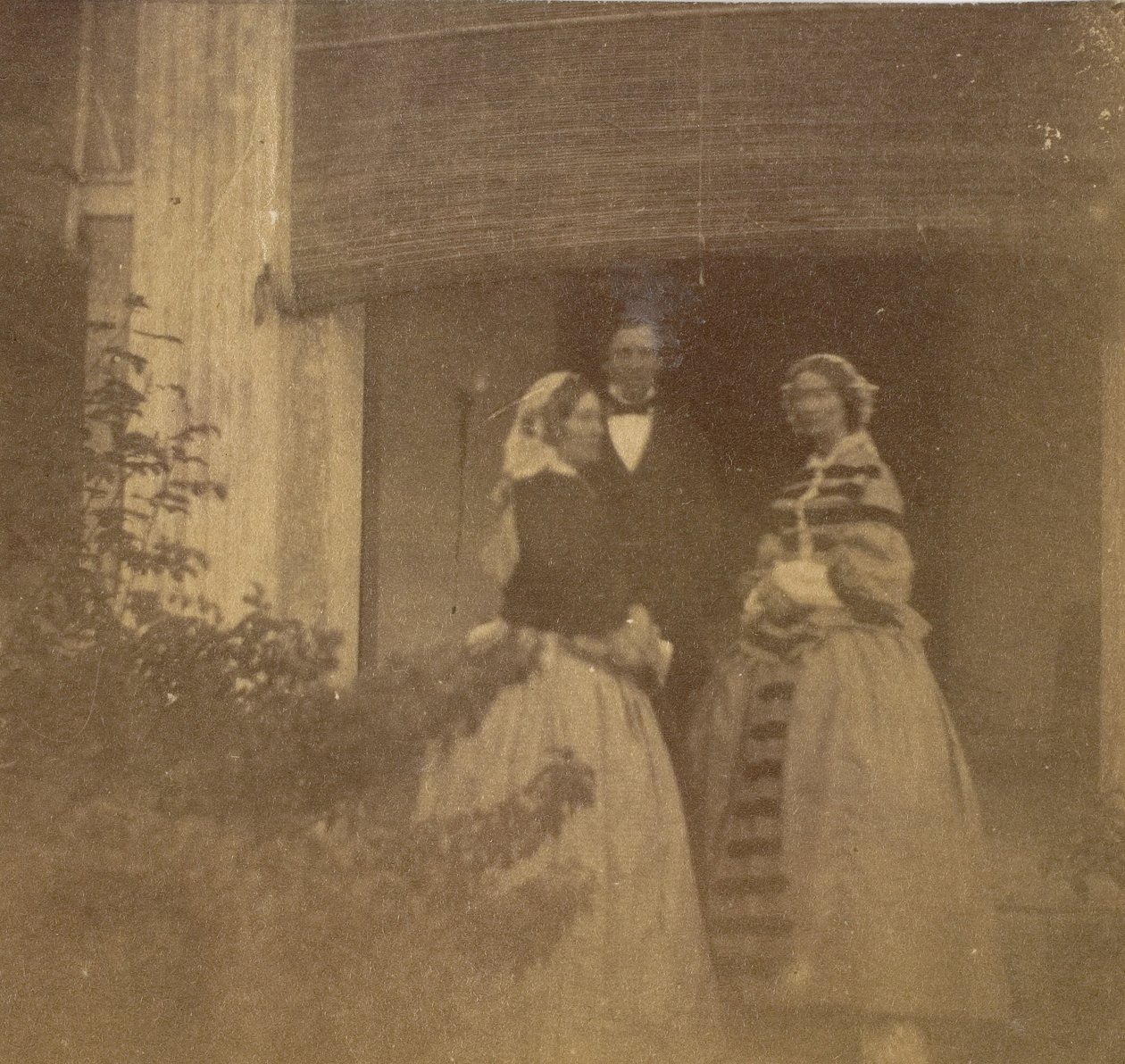 [Gravin Canning met Gasten, Regeringshuis, Allahabad], 1858 door John Constantine Stanley