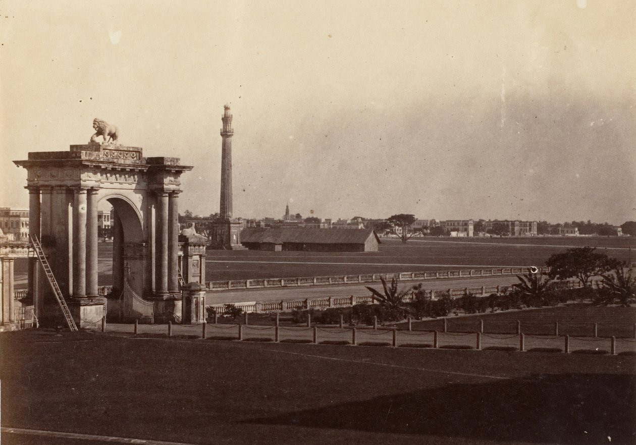 [Uitzicht op Chowringhee vanuit het Gouvernementshuis, Calcutta], 1858-61 door John Constantine Stanley
