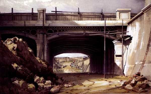 Hampstead Road Bridge door John Cooke Bourne
