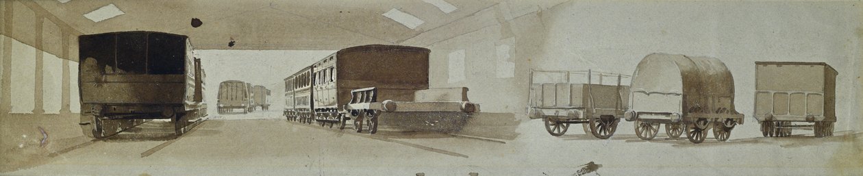 Spoorweg rollend materieel door John Cooke Bourne