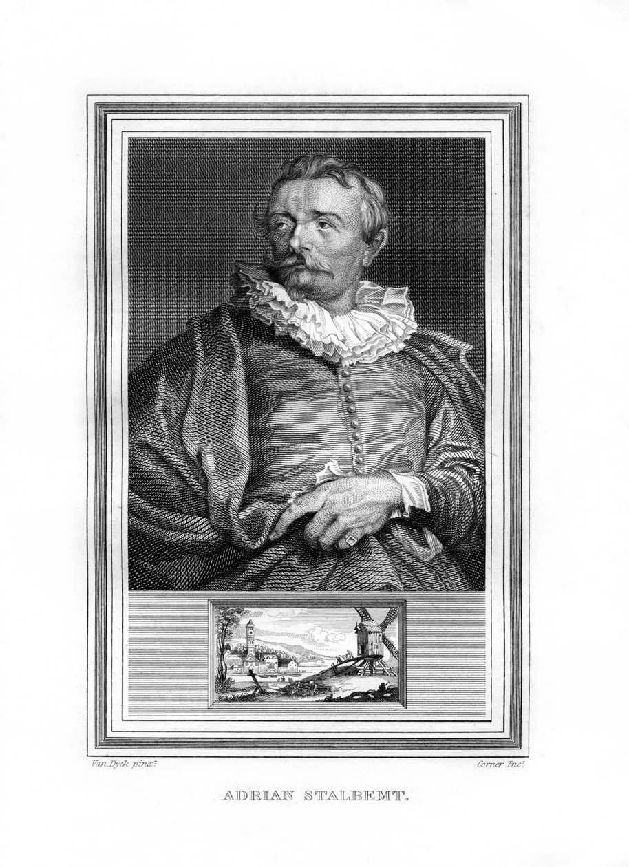Adriaen van Stalbemt, Vlaamse schilder, 1825 door John Corner