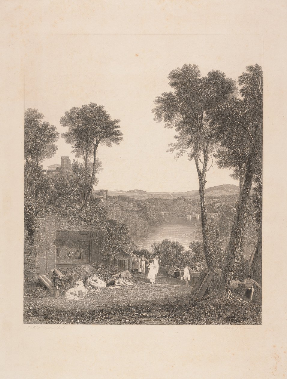 Mercurius en Herse door John Cousen