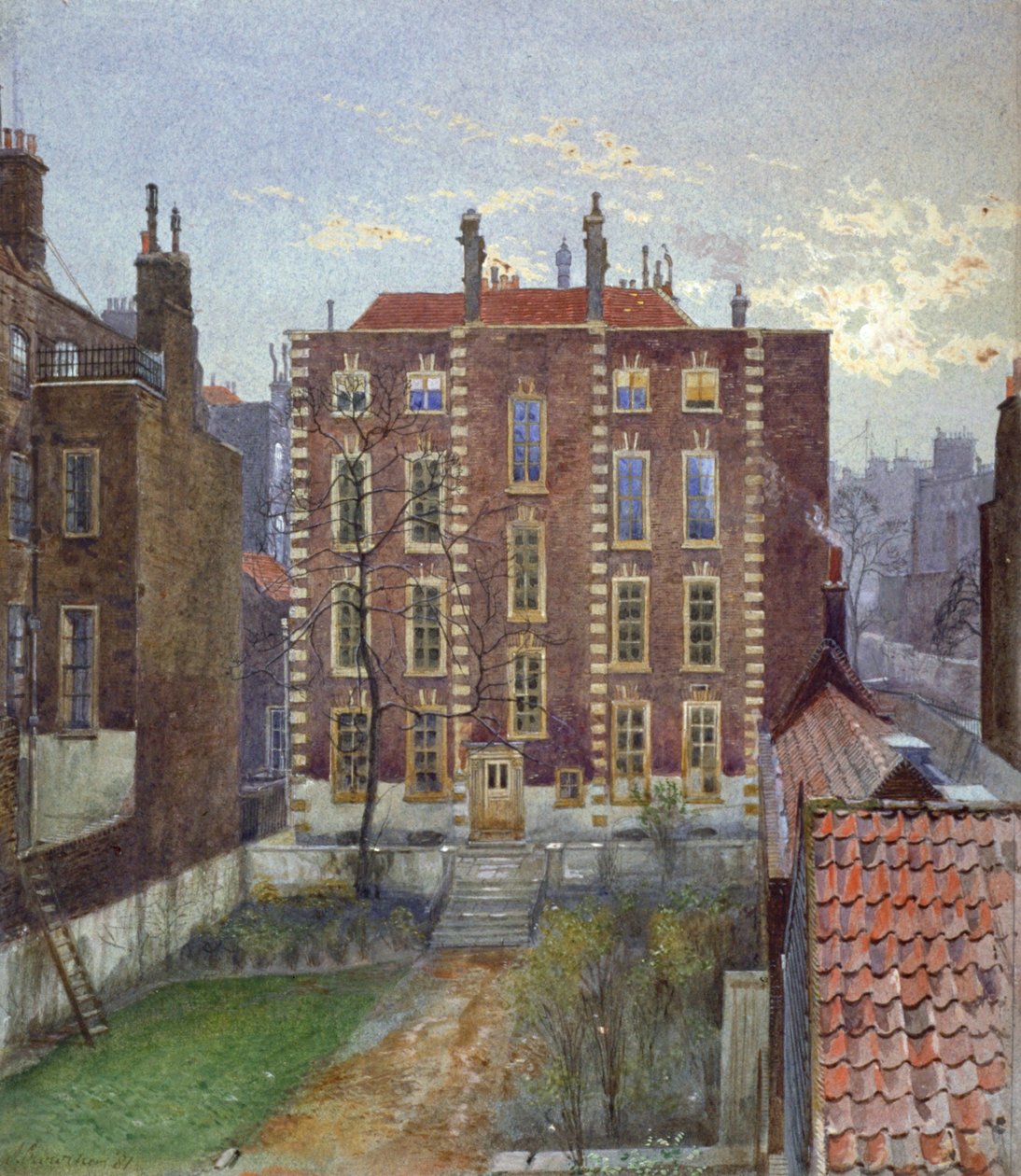 Huis aan Austin Friars Street, City of London door John Crowther
