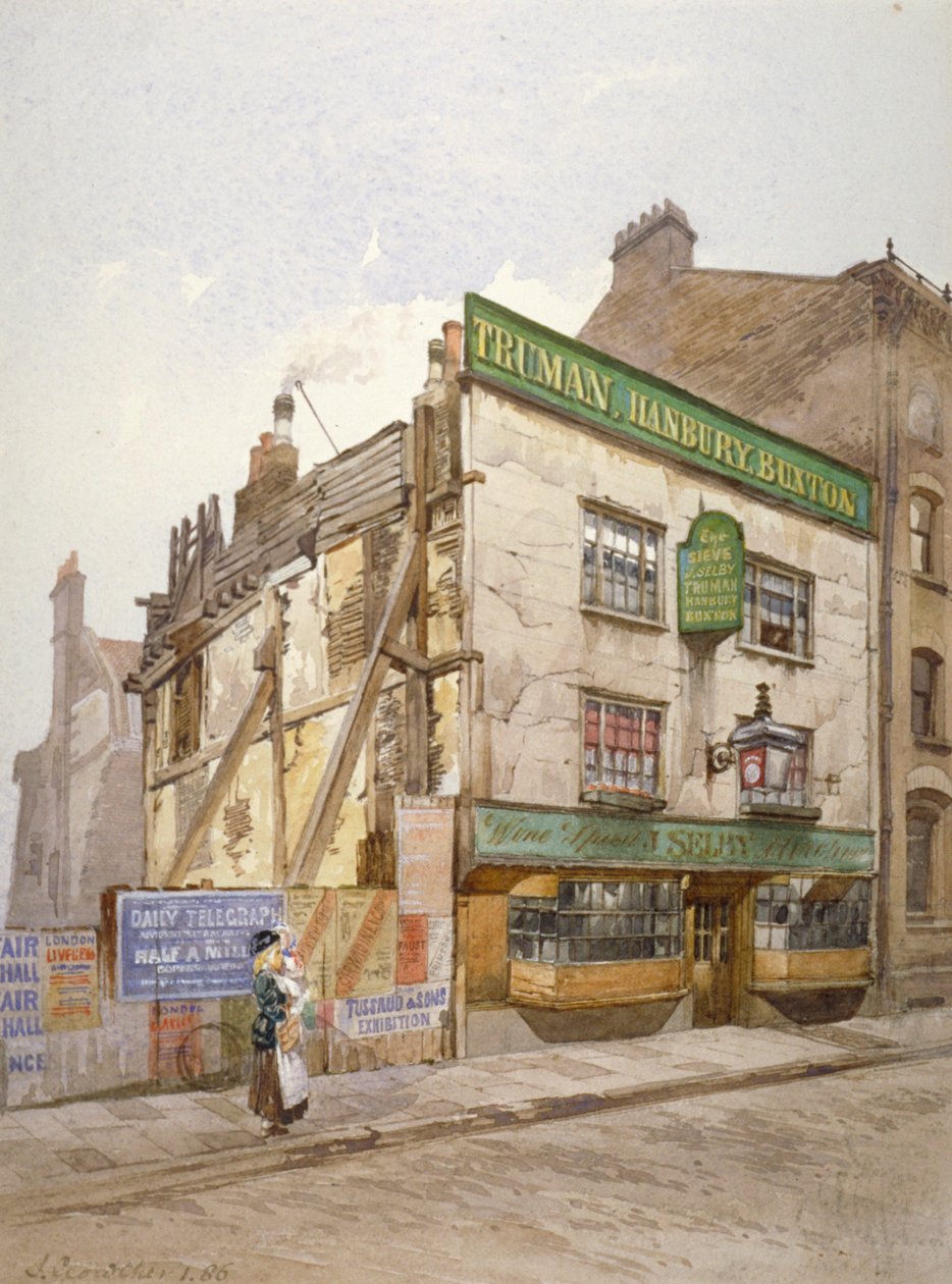 The Sieve pub, Church Street, Minories, Londen door John Crowther