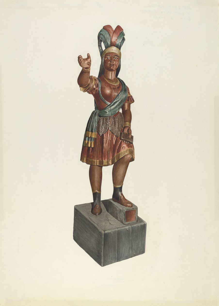 Sigarenwinkel Indiaan door John Davis