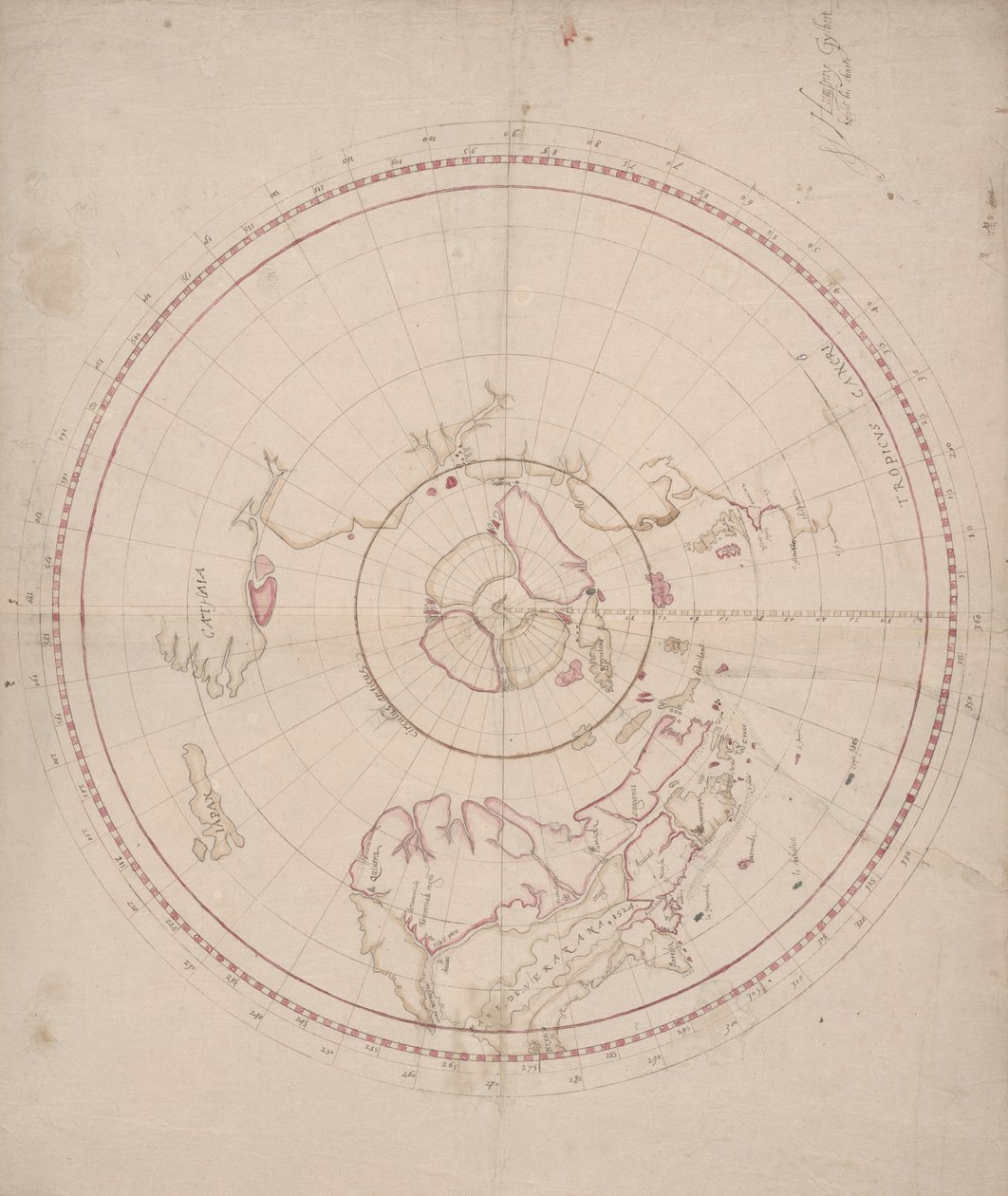 Humfray Gylbert ridder zijn charter, ca. 1582 door John Dee