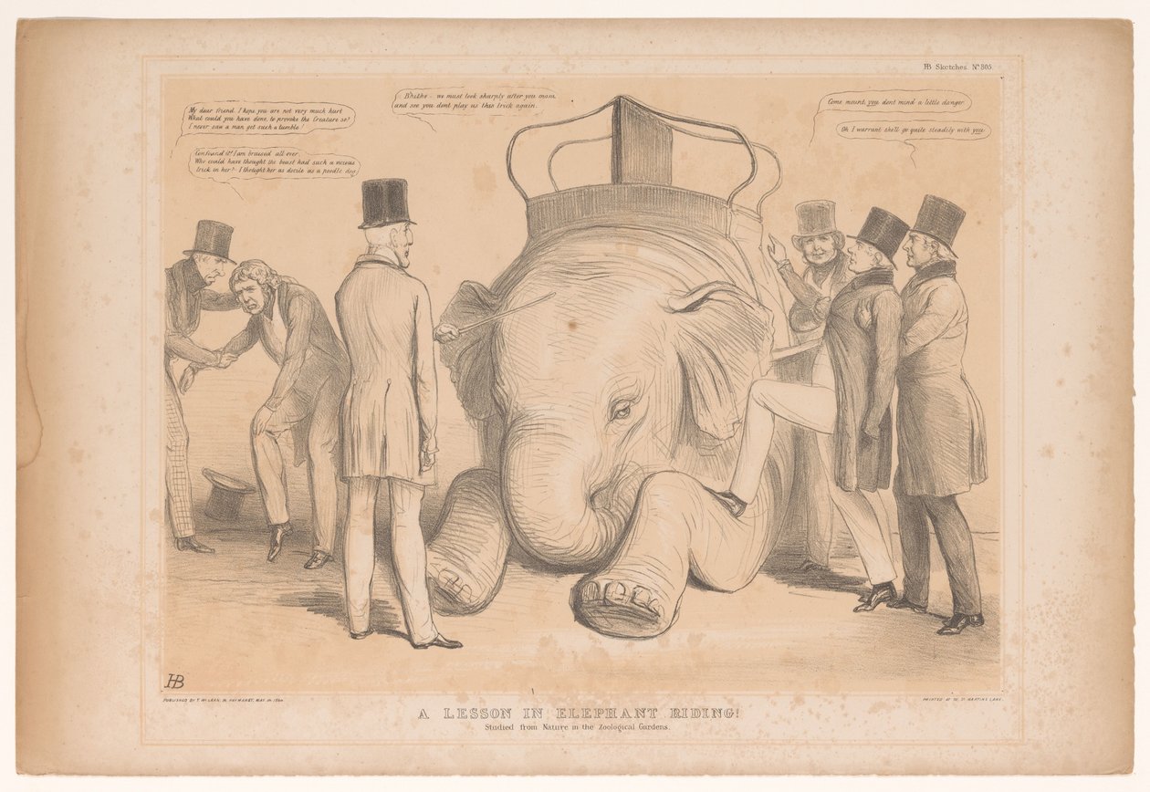 Spotprent over de aanstelling van Henry Hardinge als gouverneur van India door John Doyle