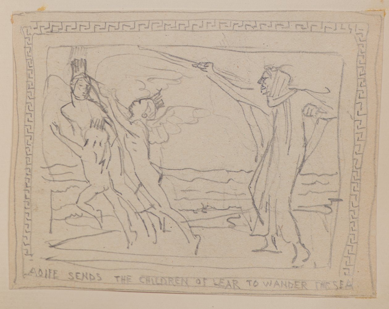 Aoife stuurt de Kinderen van Lir om de Zee te Zwerven door John Duncan