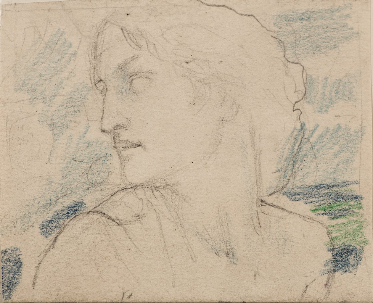 Zonder titel [Vrouwelijk figuur] door John Duncan