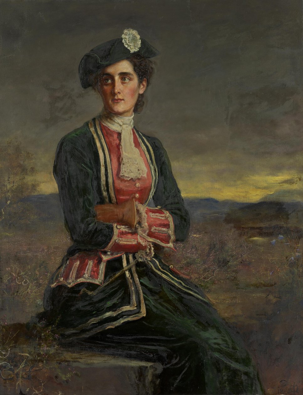 Diana Vernon door John Everett Millais