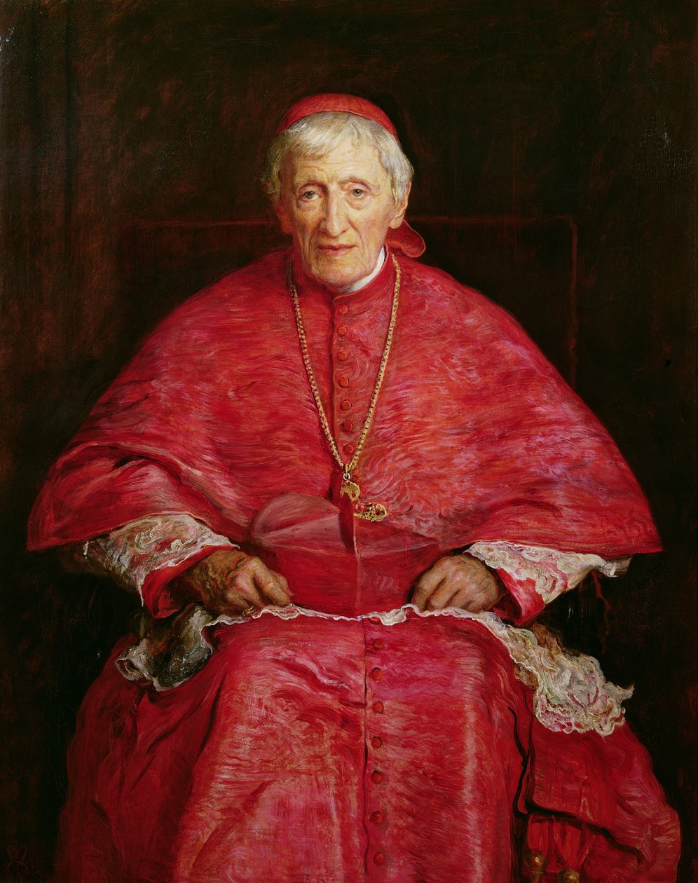 Portret van kardinaal Newman door John Everett Millais