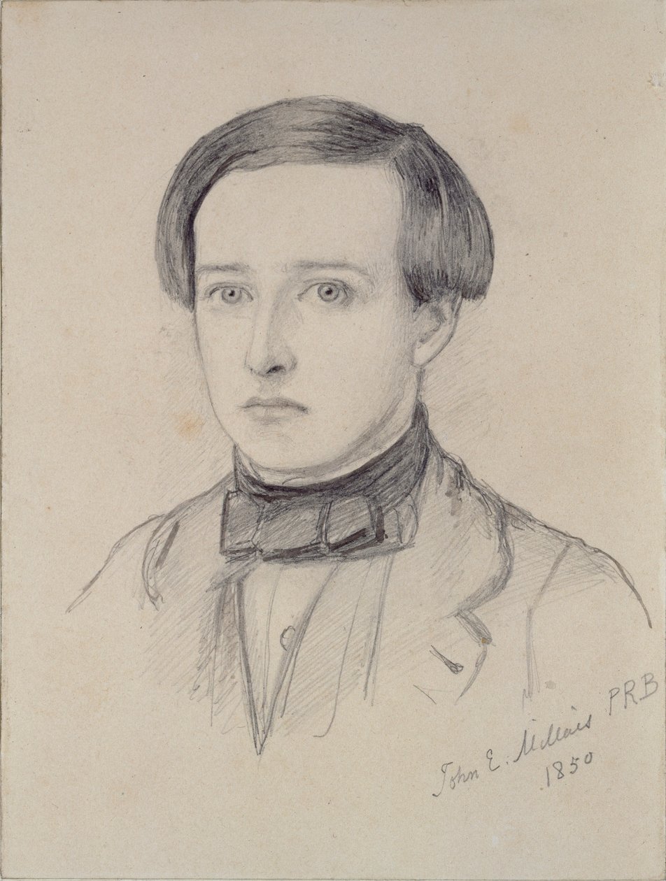 Portret van Charles Allston Collins, 1850 door John Everett Millais