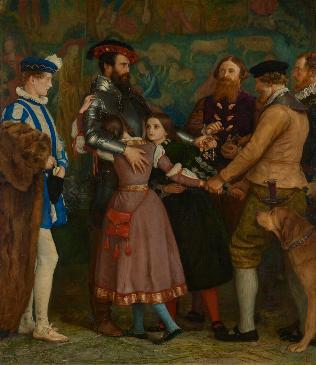 Het losgeld door John Everett Millais