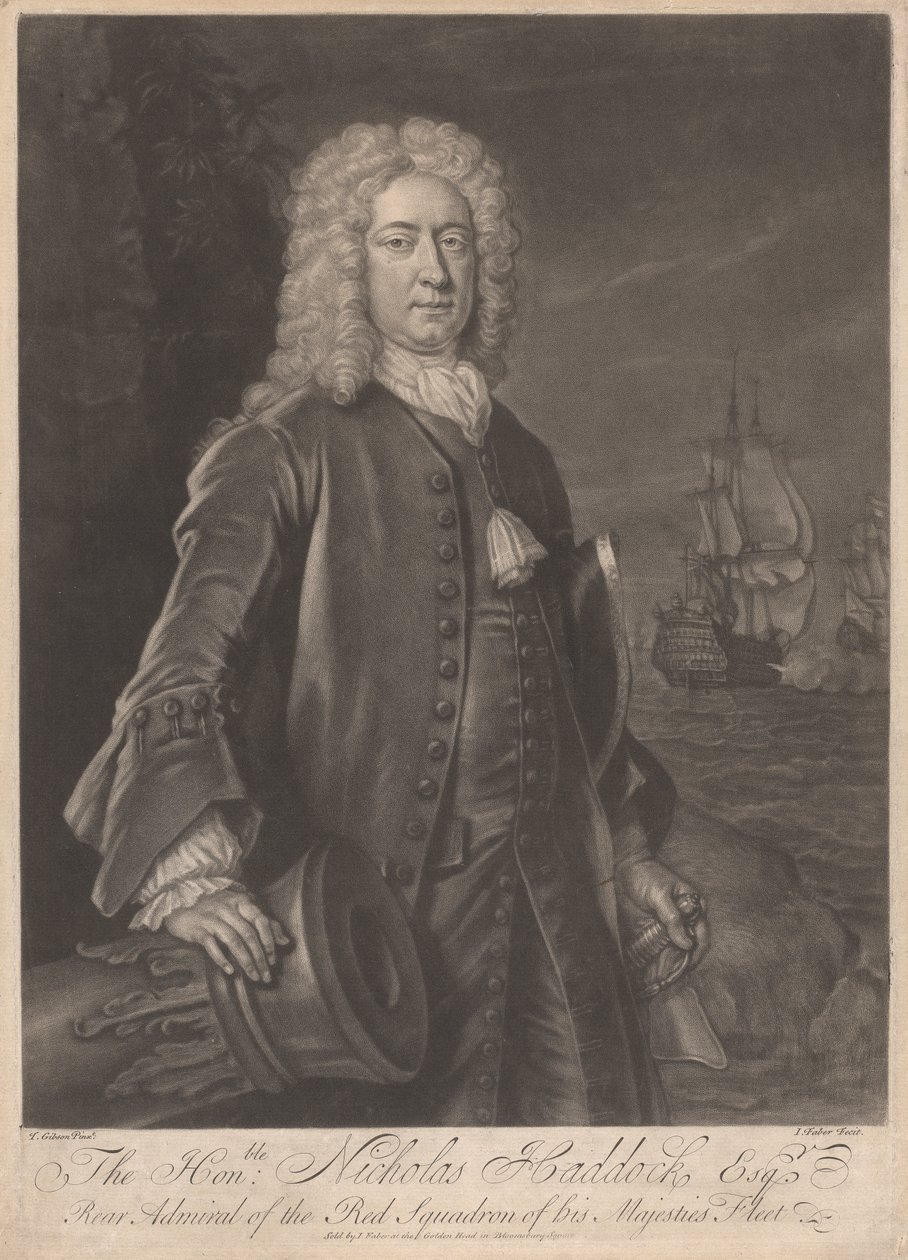 De Eerwaarde Nicholas Haddock, Esq. door John Faber the younger