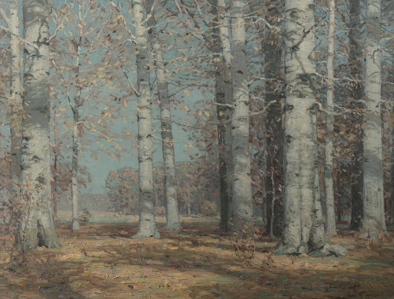 Herfst Beuken, c.1908-1915 door John Fabian Carlson