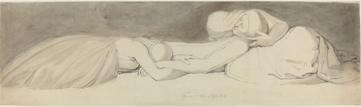 Troost de Beproefden door John Flaxman