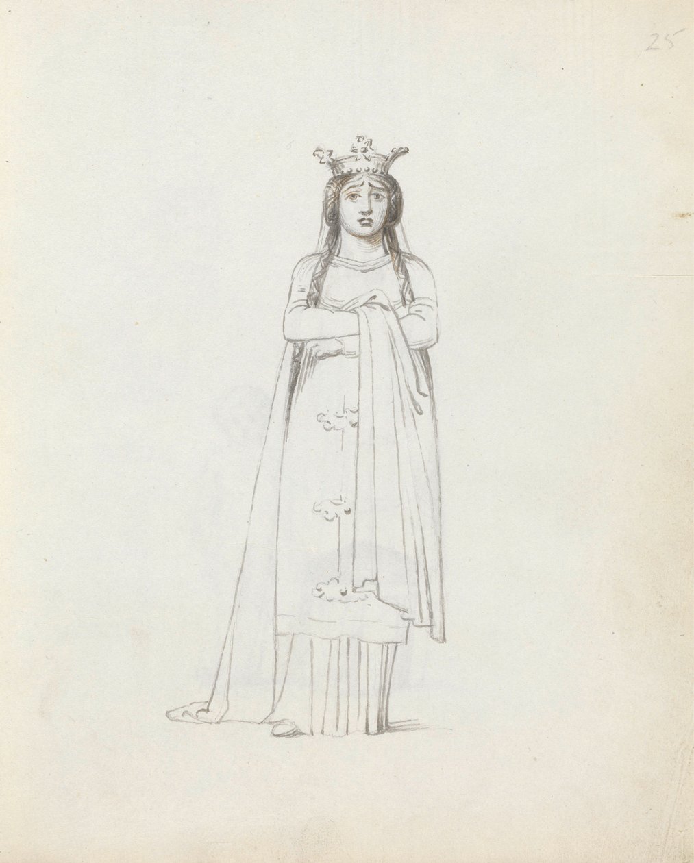 Mevrouw Siddons als Constance door John Flaxman