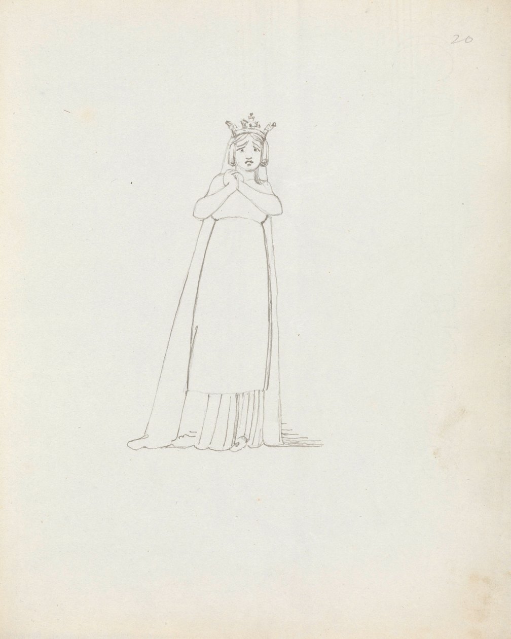 Mevrouw Siddons als Constance door John Flaxman
