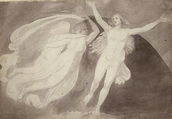 De Hemelvaart van een Ziel door John Flaxman