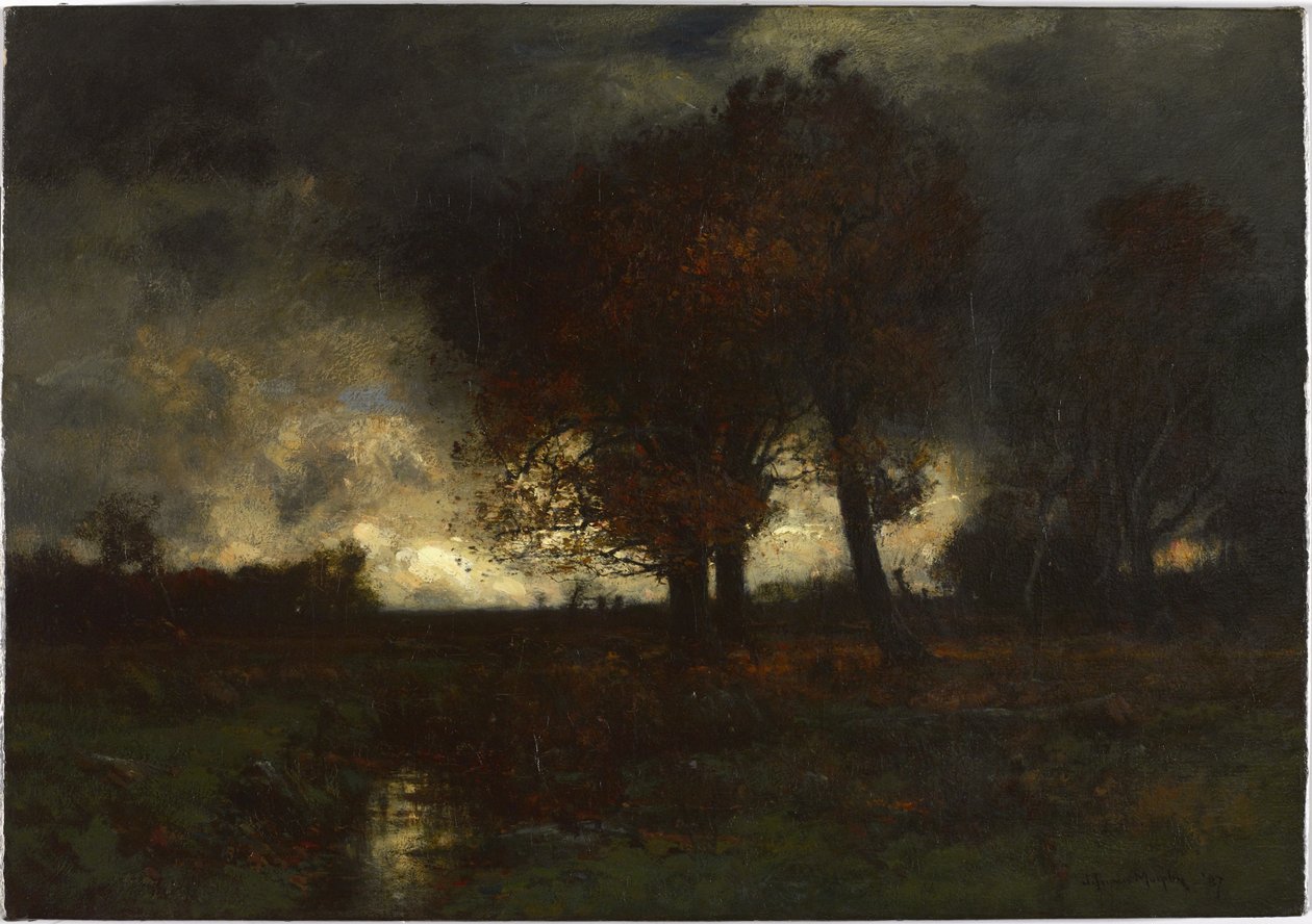 Een Stormachtige Dag, 1887 door John Francis Murphy