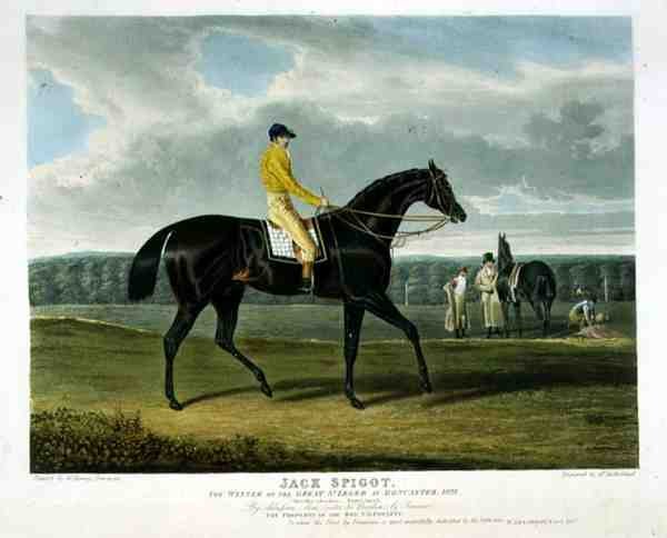 Jack Spigot, winnaar van de Great St. Leger in Doncaster door John Frederick Herring Snr