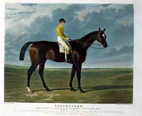Touchstone, winnaar van de Great St. Leger Stakes in Doncaster door John Frederick Herring Snr