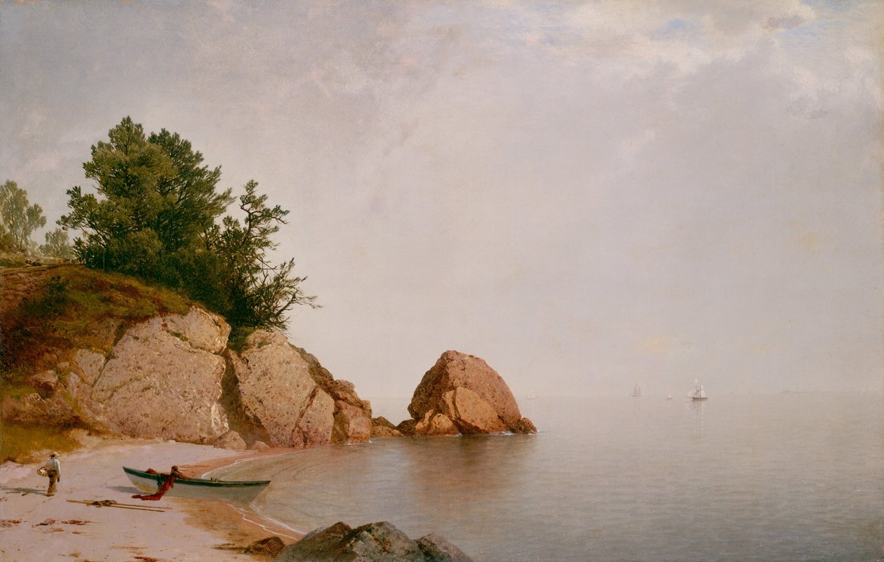 Strand bij Beverly, ca. 1869-1872 door John Frederick Kensett