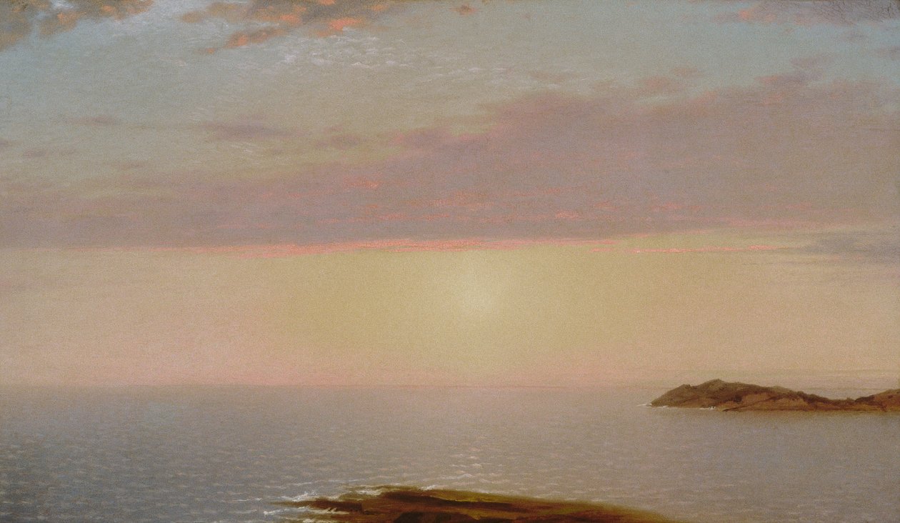 Zonsondergang door John Frederick Kensett