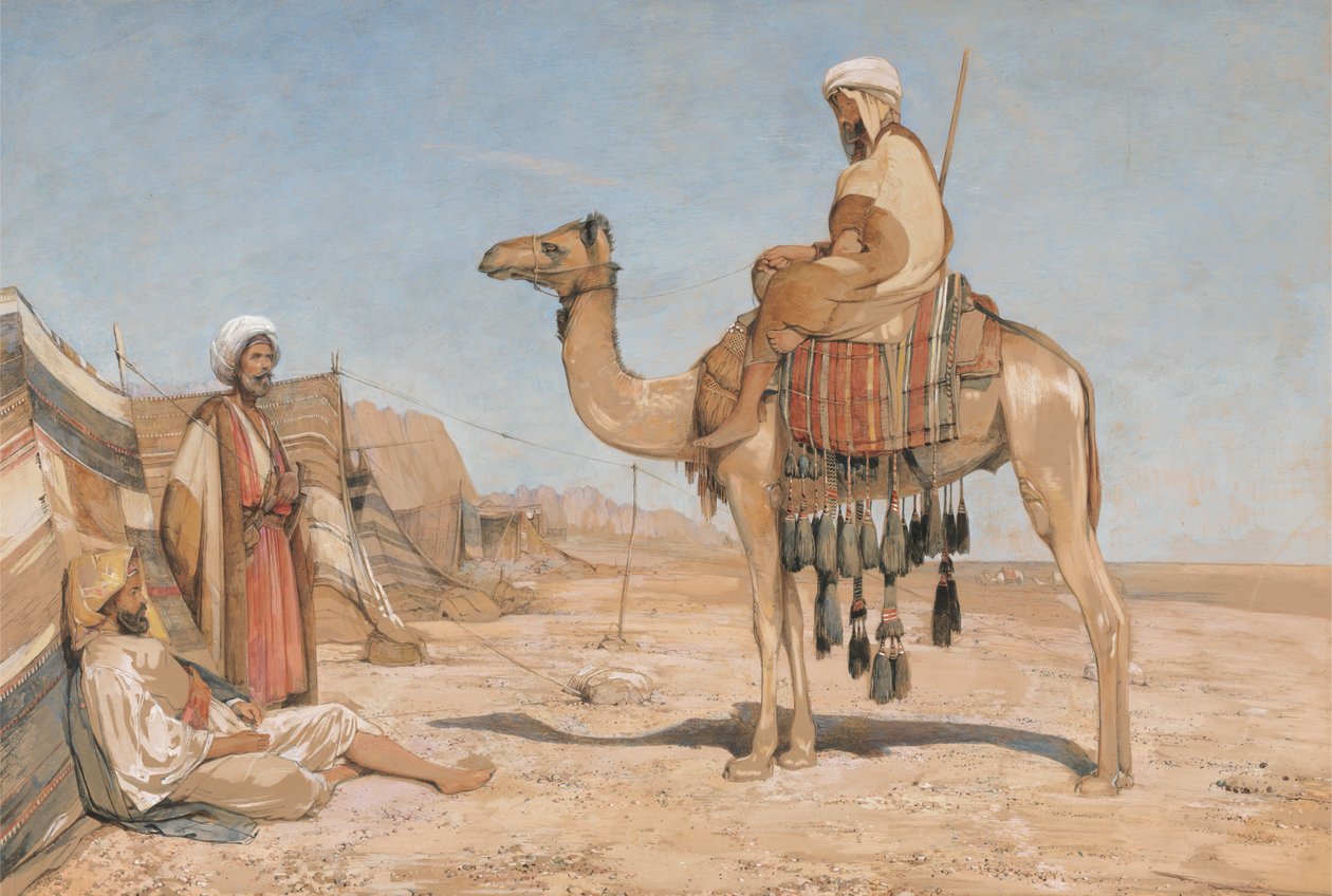Een bedoeïenenkamp; of, Bedoeïenen Arabieren door John Frederick Lewis
