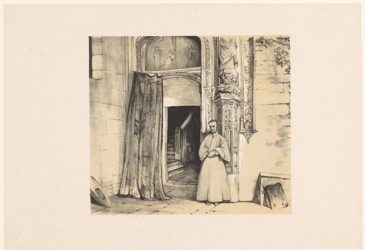 Deur van het Convento de San Juan de los Reyes te Toledo door John Frederick Lewis