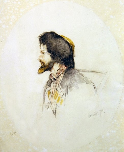 Portret van een Oosterse Heer door John Frederick Lewis