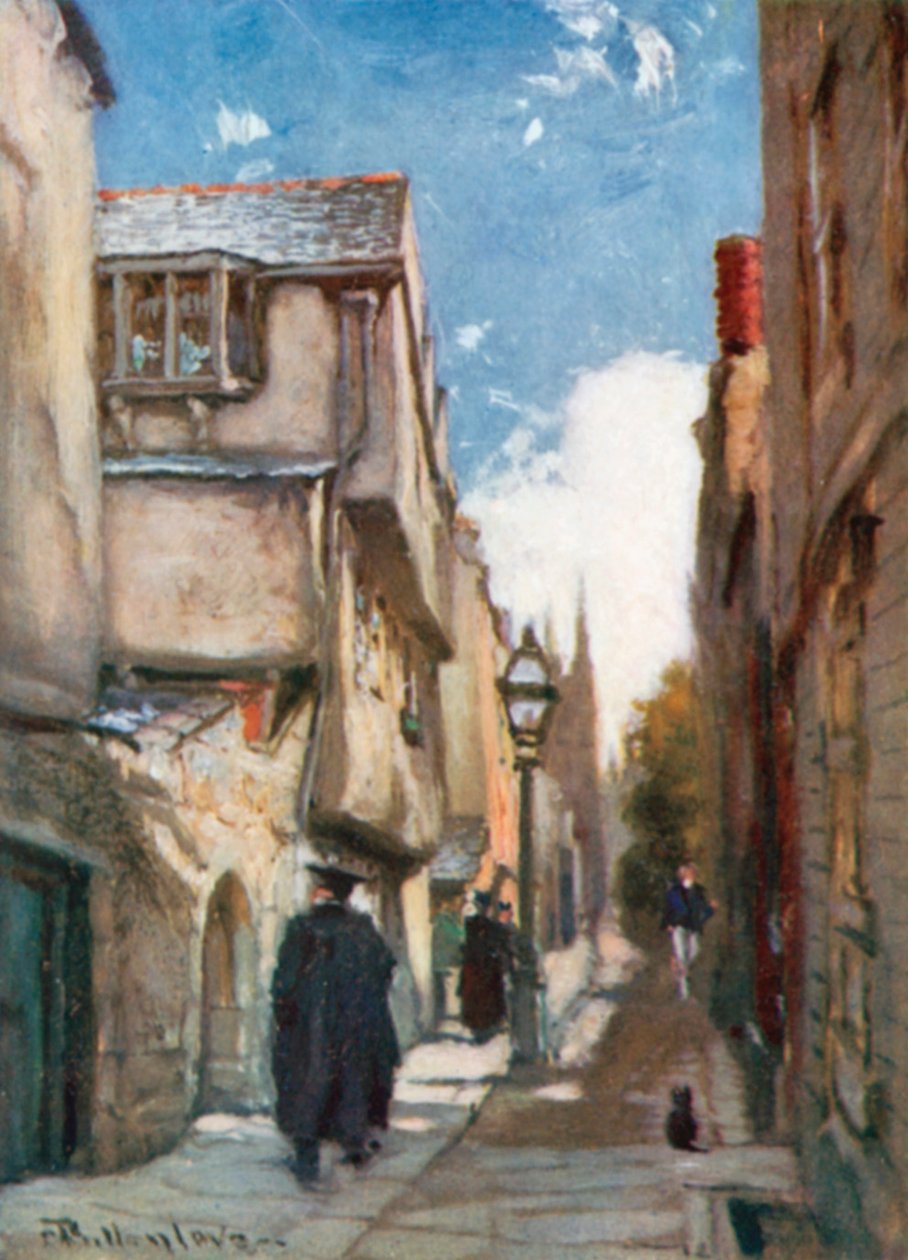 Grove Street (kleurenlitho) door John Fulleylove