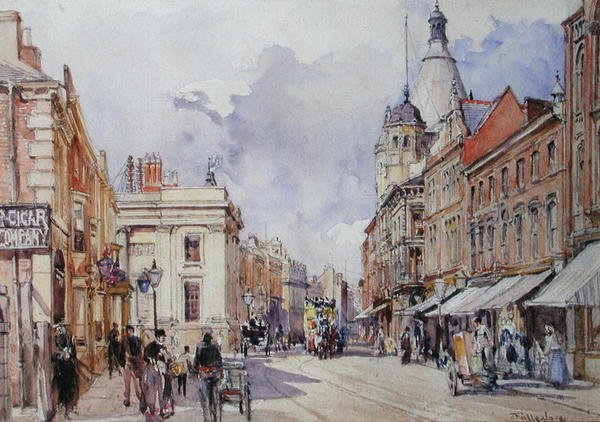 Straatscène door John Fulleylove