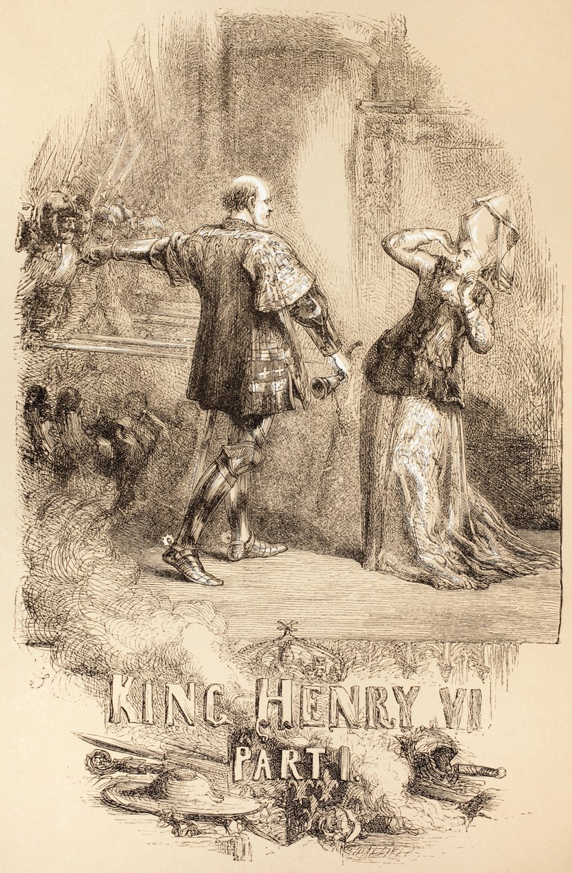 Henry VI, Deel I, 1890 door John Gilbert
