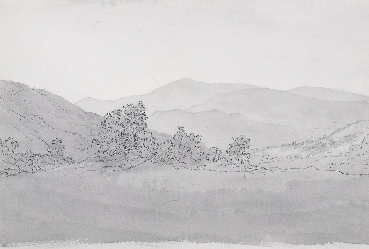 Llantysilio Berg, Wales door John Glover