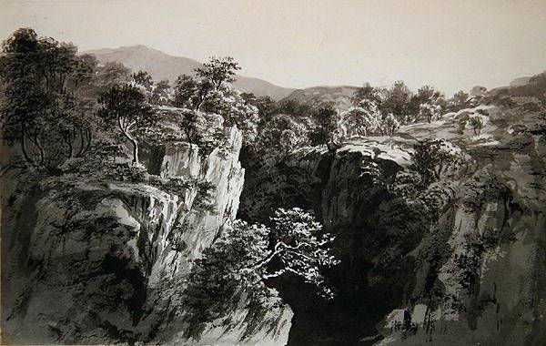 Op de Conway, West Penmachno door John Glover