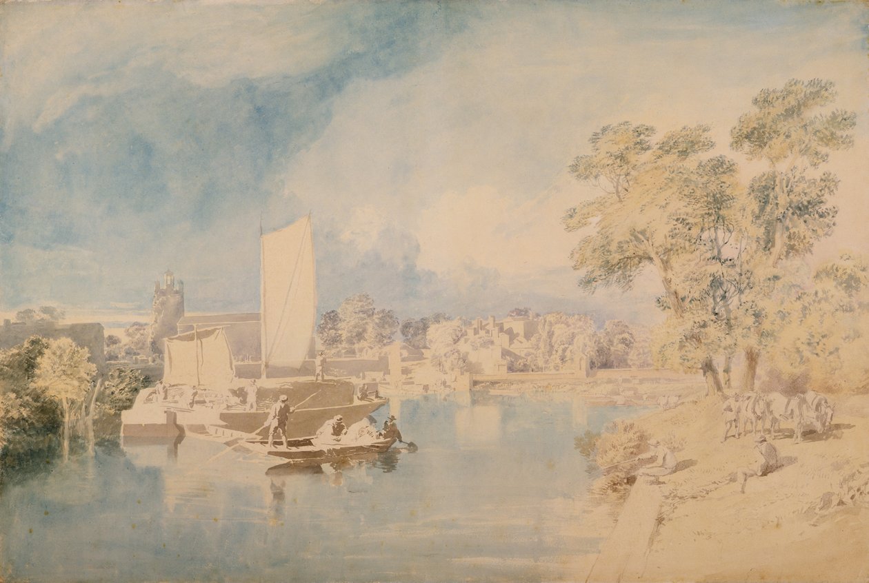 De Theems bij Isleworth, ca. 1805-10 door John Glover