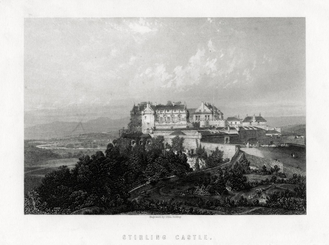 Kasteel Stirling, Schotland, 1883 door John Godfrey