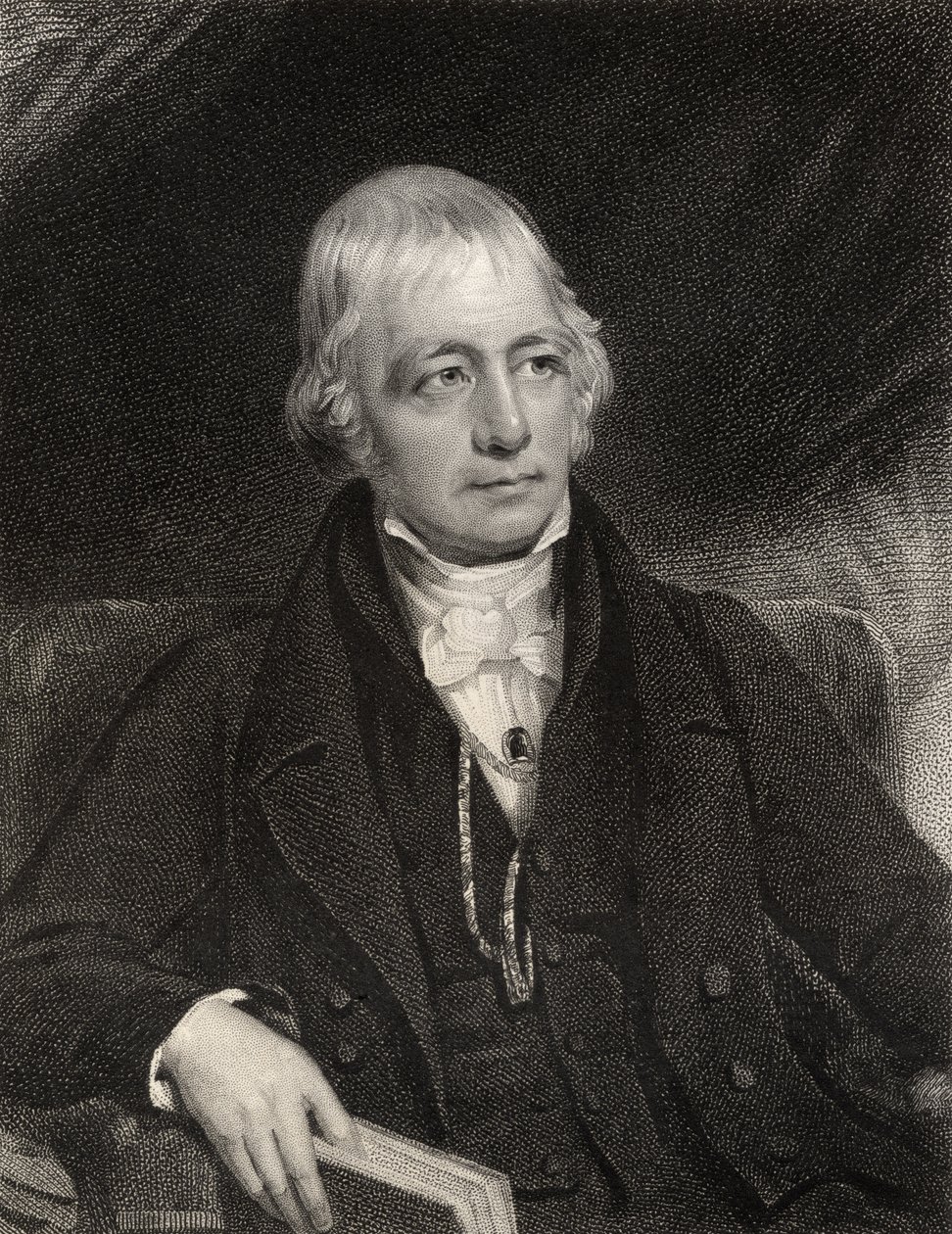 Sir Walter Scott, gegraveerd door J. Thomson, uit 