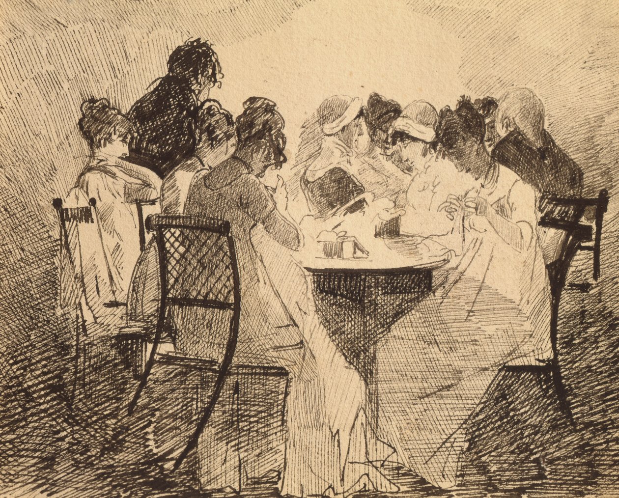 Feest in Dublin, 1809 door John Harden
