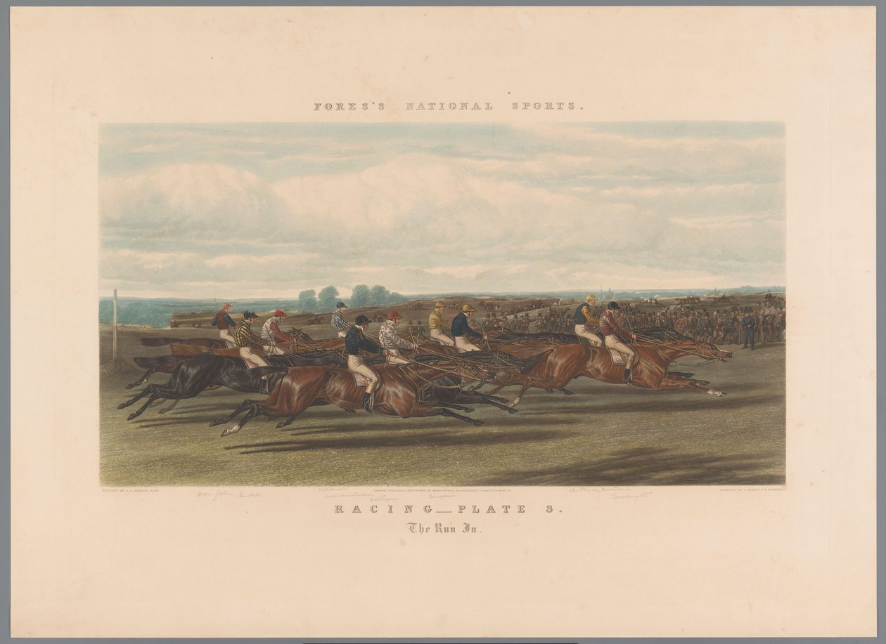 Paardenrace door John Harris