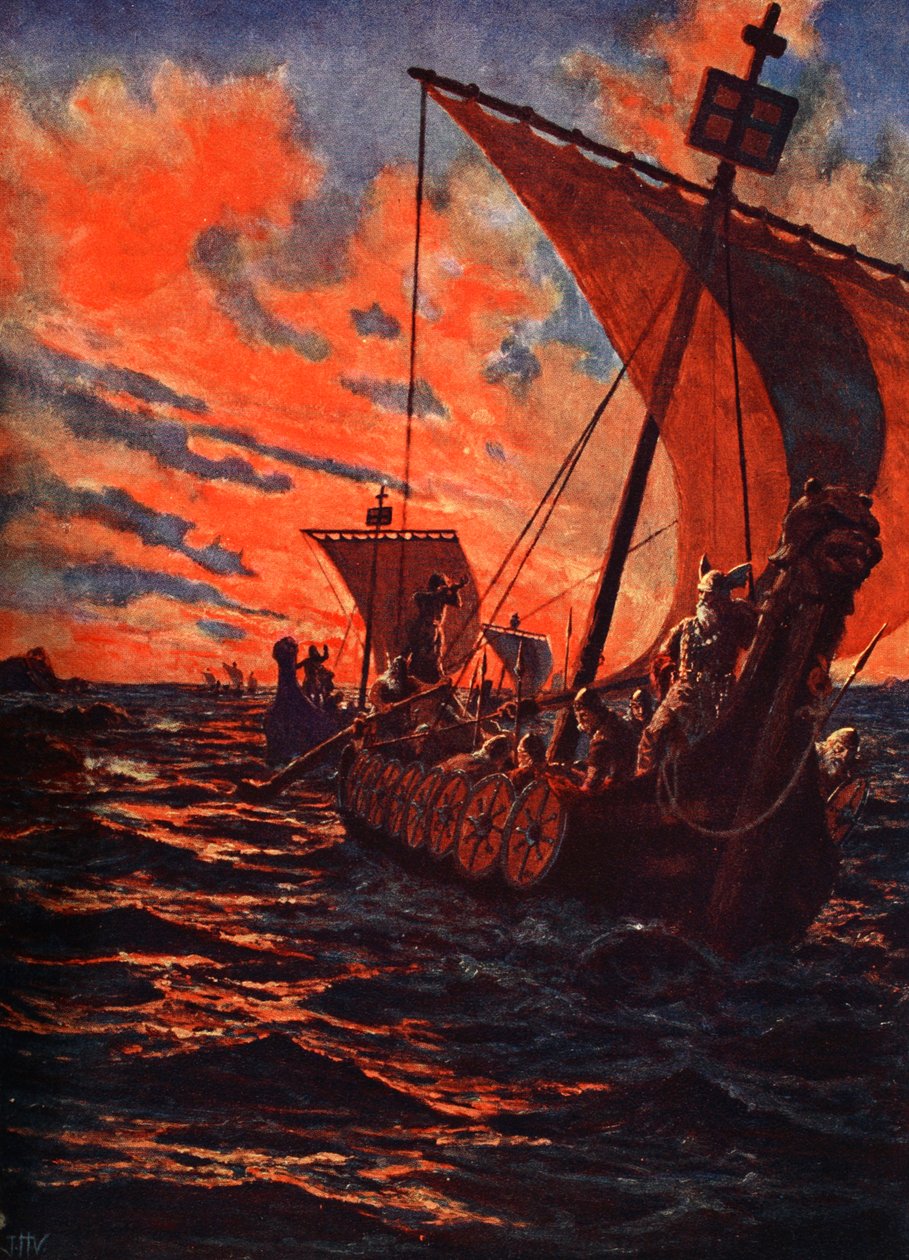 De terugkeer van de Vikingen door John Harris Valda
