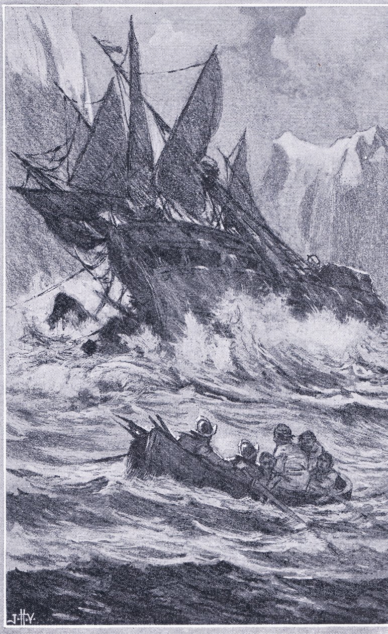 De Vittoria voltooide de eerste reis rond de wereld in september 1522, Newnes Pictorial Knowledge uitgegeven door Newnes, ca. 1950s door John Harris Valda