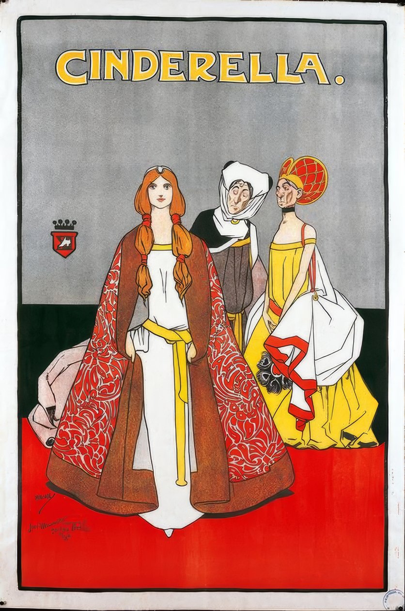"Assepoester" / J. Hassall / Poster, 1900 door John Hassall