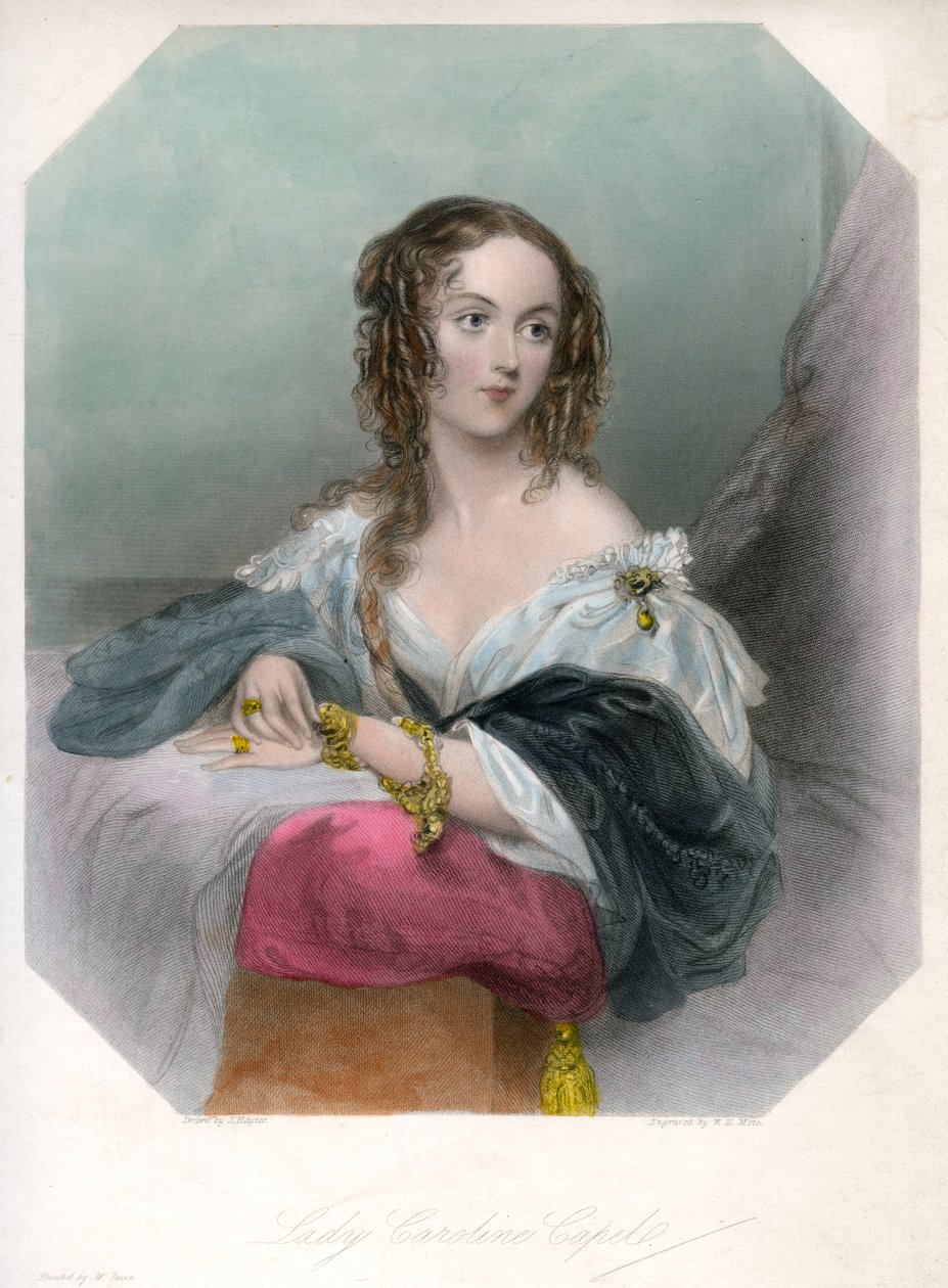 Lady Caroline Capel door John Hayter