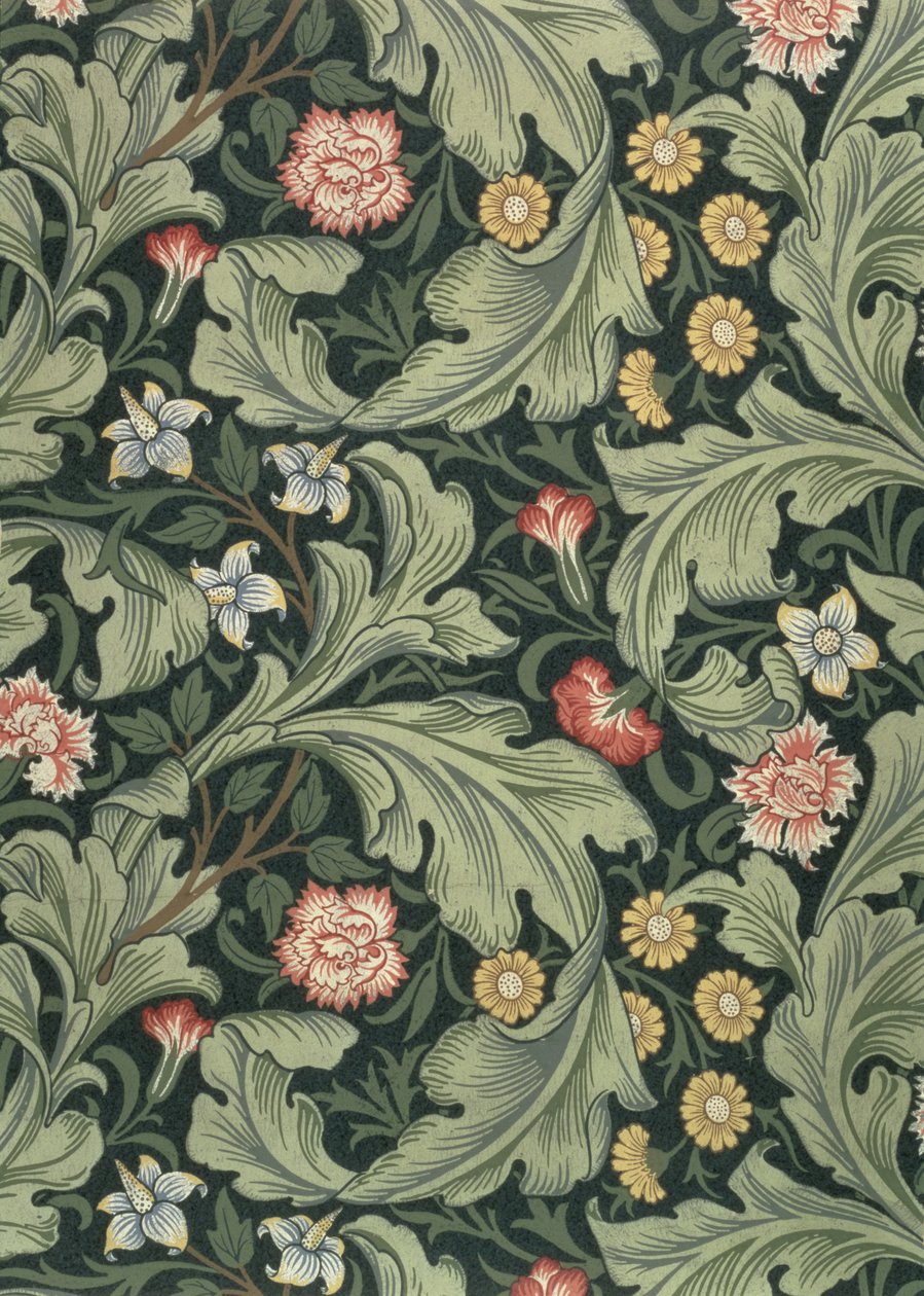Leicester behang, ontworpen door John Henry Dearle (1860-1932) voor Morris and Company, 1911 door John Henry Dearle