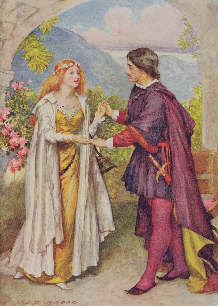 Hamlet en Ophelia uit 